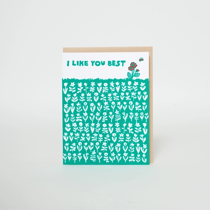 Like You Best Flower Card