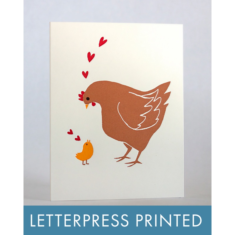 Mother Hen Greeting Card