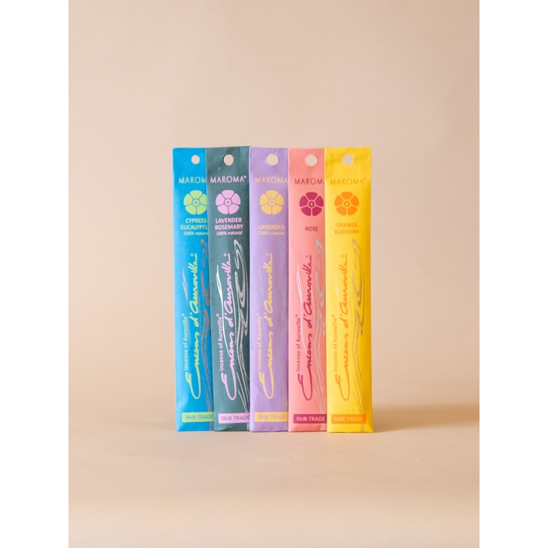 Premium Stick Incense|Cinnamon|Cypress Eucalyptus|Rose|Lavender|Lavender Rosemary|Orange Blossom|Apple Blossom|Jasmine|Lotus|Yuzu|Into the Night|Pomegranate
