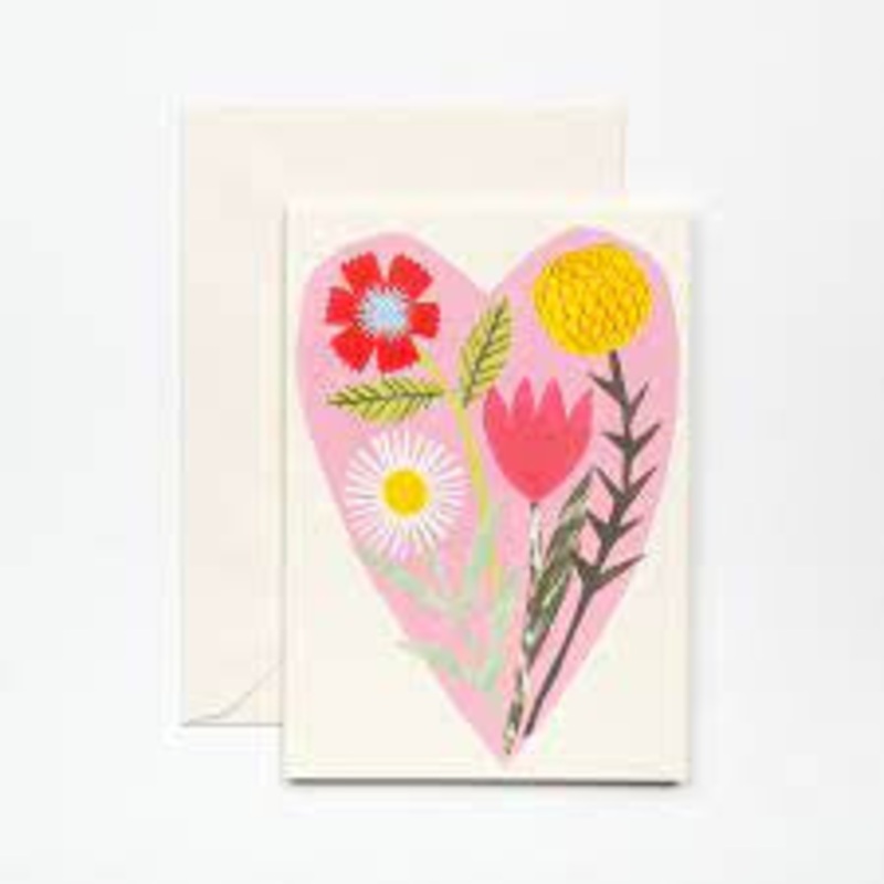 Heart Floral Card – Hadley