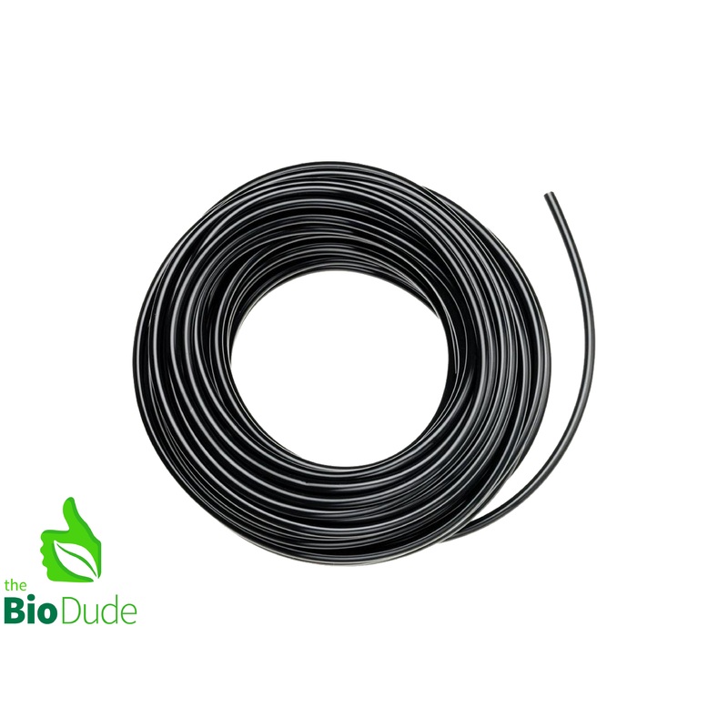 Black or Clear Aquarium Tubing 3/8 diameter sold by the foot