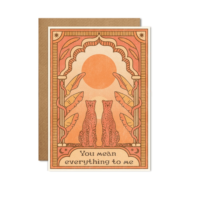 You mean everything to me Card