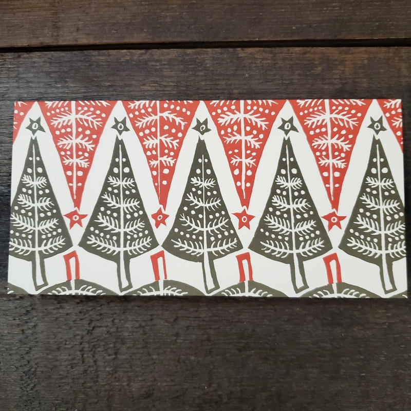 Long Card With Dancing Trees – Cambridge Imprint