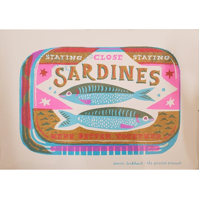 Sardines Riso Print – Printed Peanut