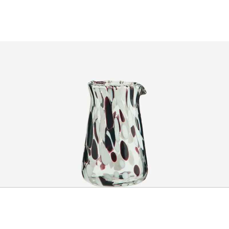 Splash Glass Milk Jug|Brown|Green
