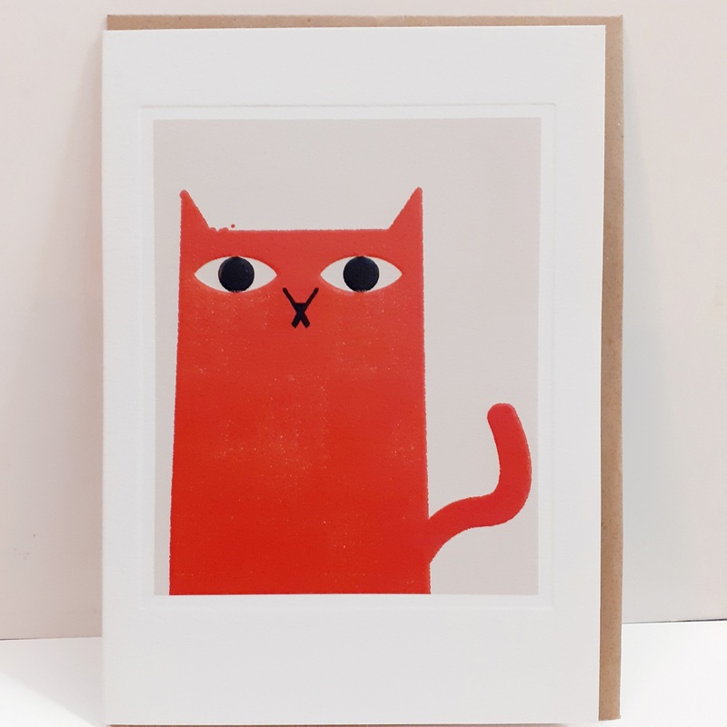 Ginger Cat Card
