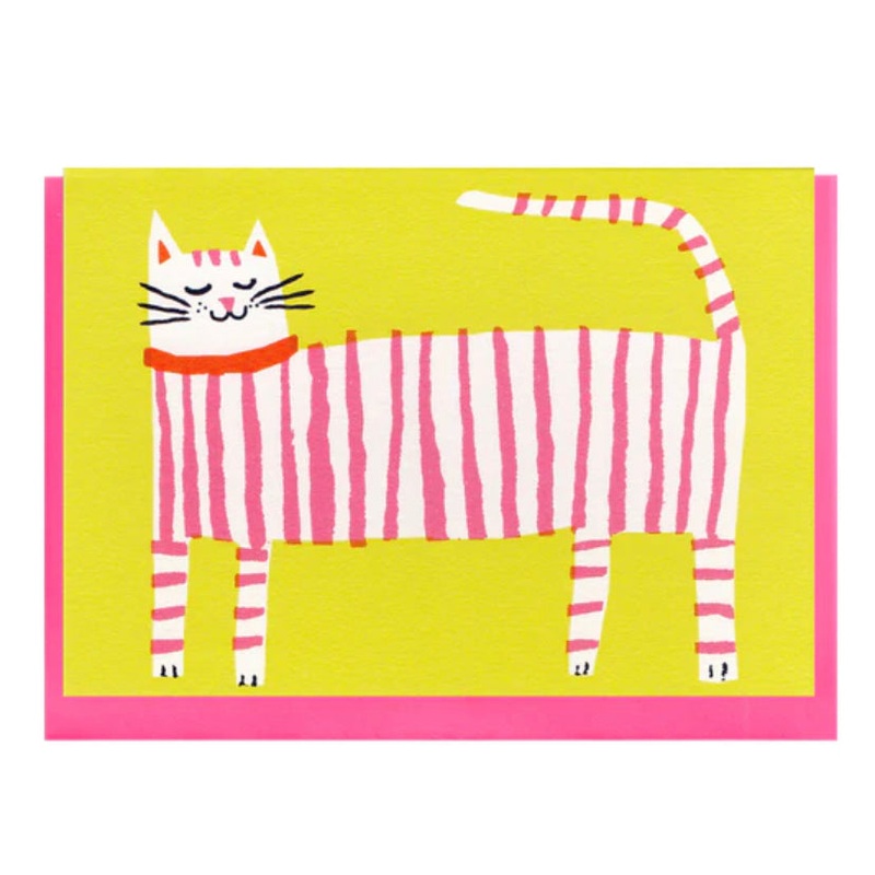 Stripy Cat – Printed Peanut