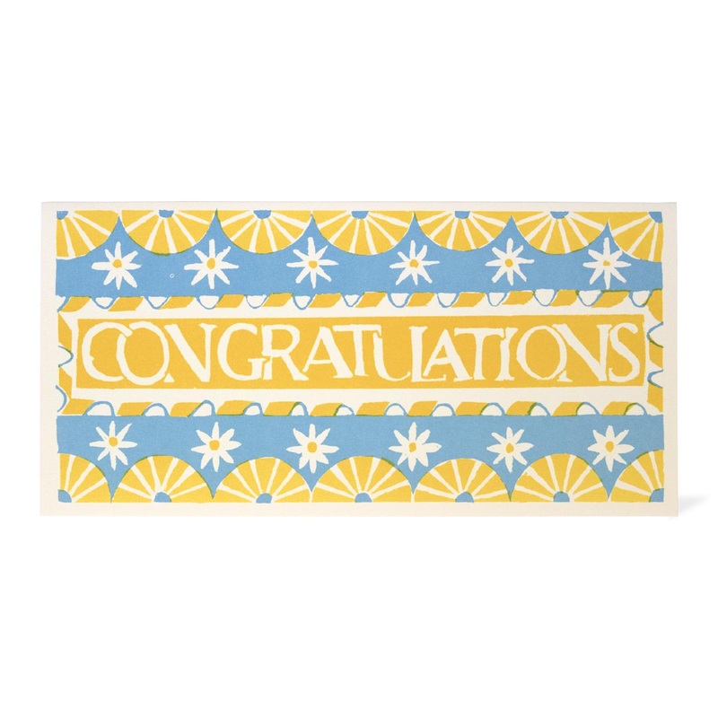 Long Card Congratulations – Cambridge Imprint