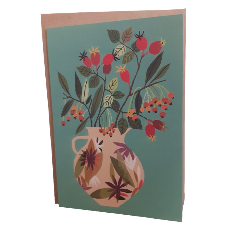 Rosehips Greeting Card – Brie Harrison