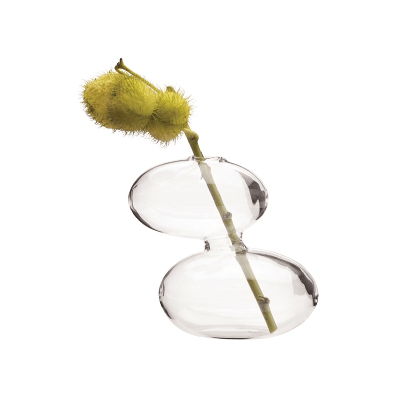 Raygun Glass Modern Clear Flower Vase