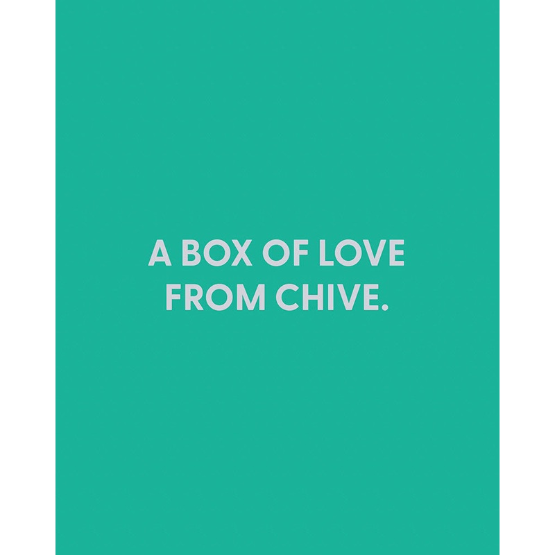 A box of love from Chive. – Greeting Card