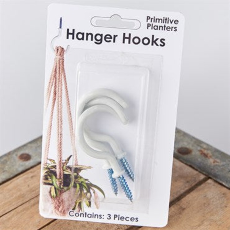 Primitive Planters Hanger Hooks – 3pk