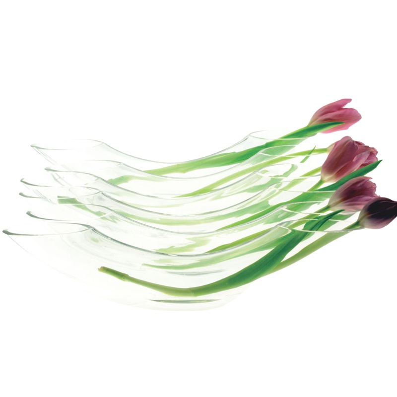 Arch Glass Modern Clear Flower Vase