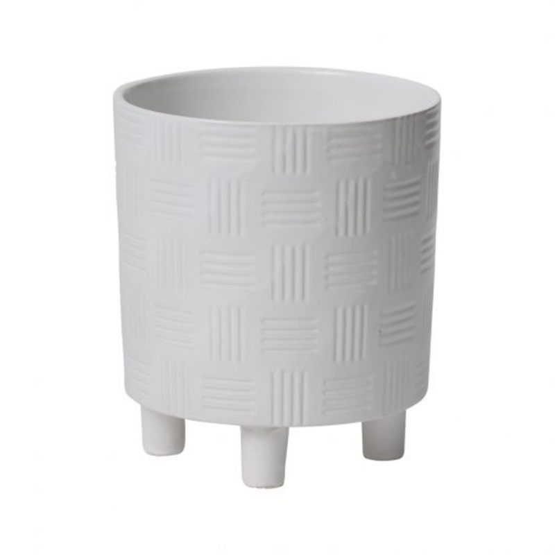 Morrow Footed Pot|7.0 x 6.75 x 7.75|5.5″X 6″