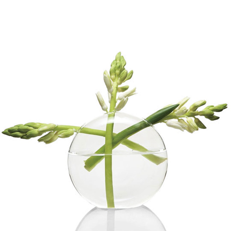 Trifod Glass Modern Clear Flower Vase