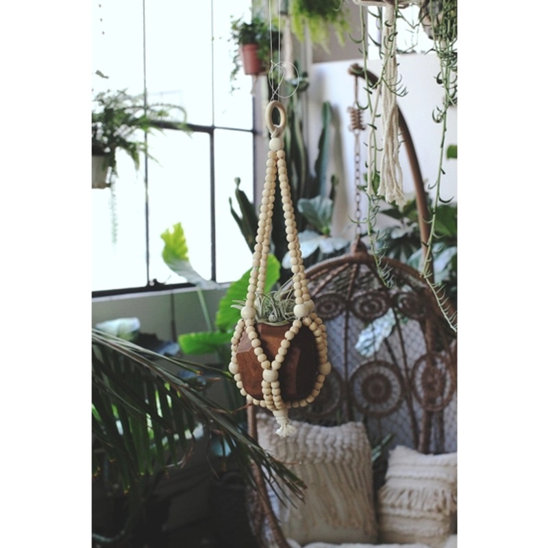 Beaded Plant Hanger – 19 Inch