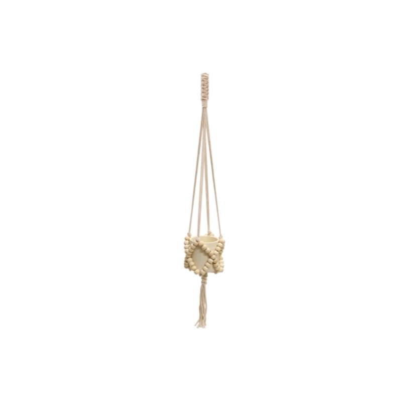 Beaded Plant Hanger – 37 Inch