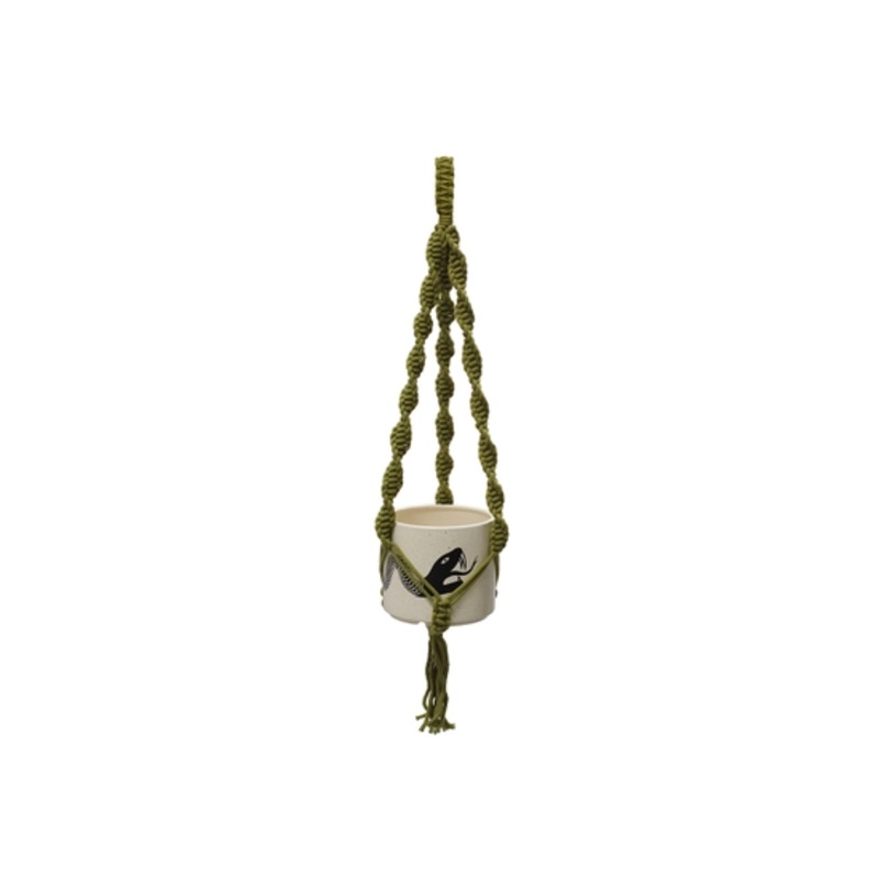 OG Plant Hanger – Moss Green 37 Inch