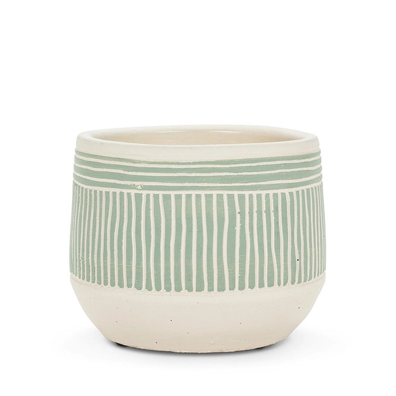 Green Small Etched Planter – 5D