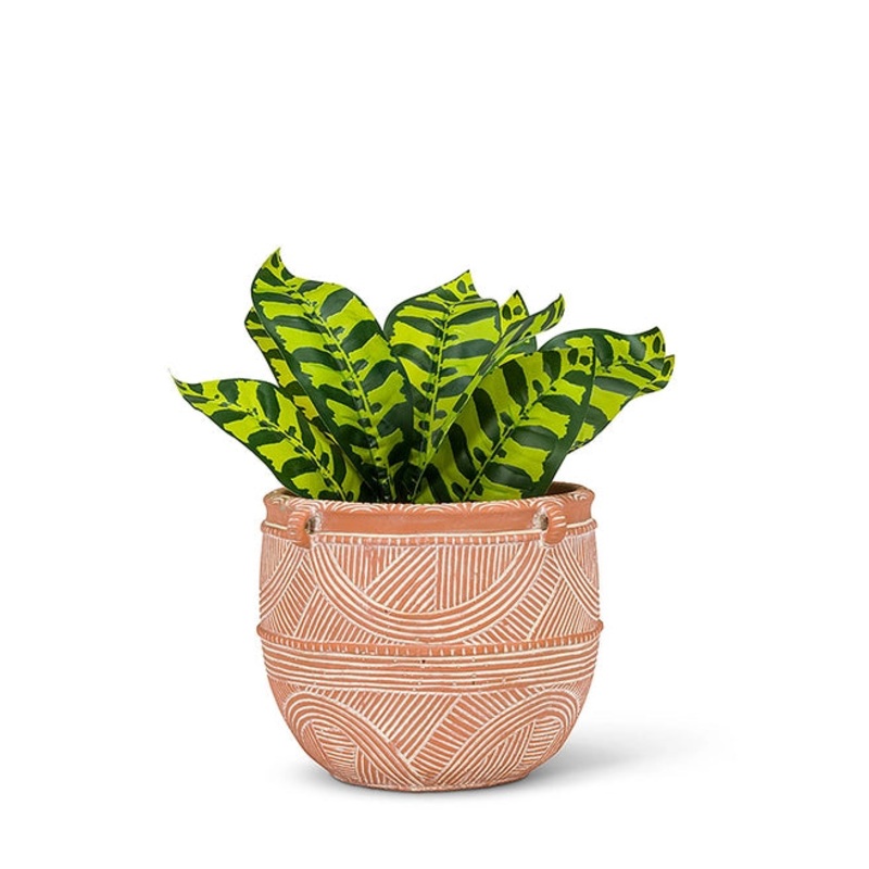 Small Terracotta Rustic Planter – 6H