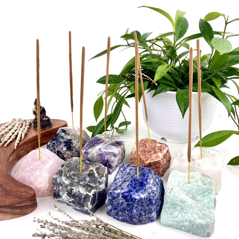 Rough Stone Crystal Incense Burner – Incense Holder