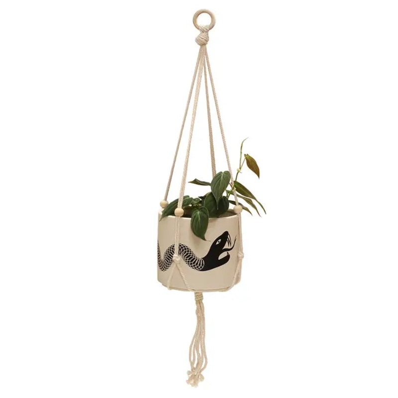 Beaded Plant Hanger 36