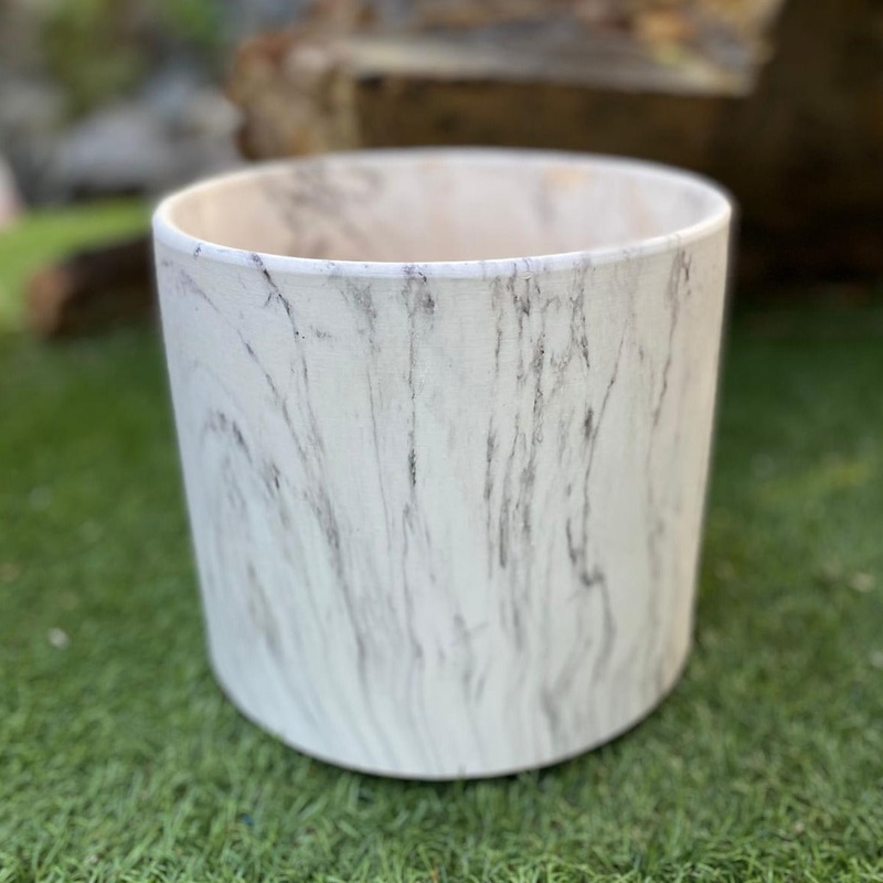 Ggssk Marbled Matte Pot L|Approx 0.21 x 0.20m