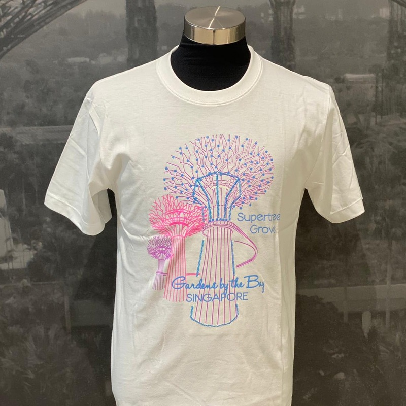 Mrtwut Supertree Grove Glow Dot to Dot Men’s T-shirt (White)