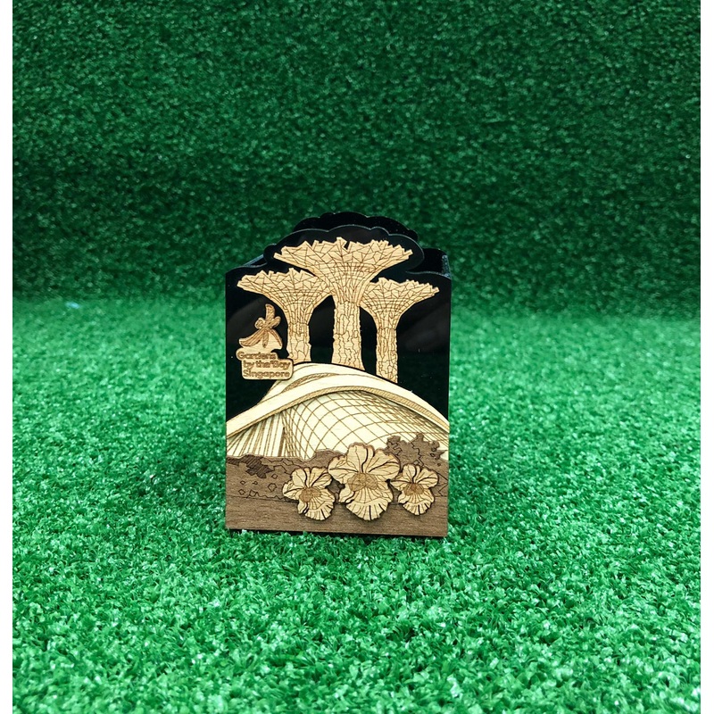 Mssws Gardens Scenery with Vanda Miss Joaquim Pen Holder