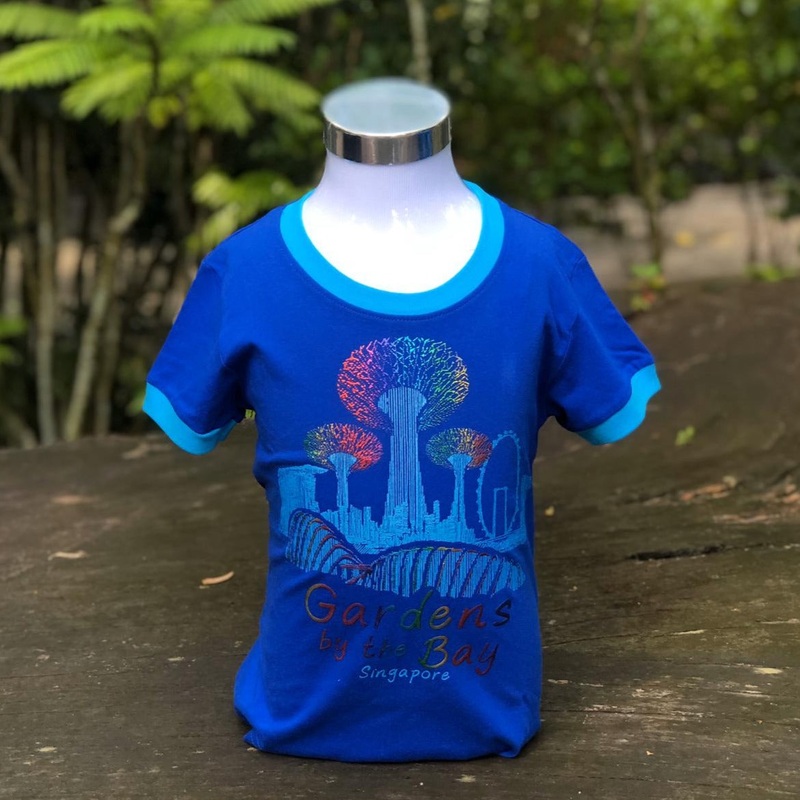 Mrtwft City in a Garden Lines Kids T-Shirt (Royal Blue)