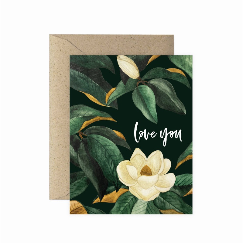 Love You Magnolia Card