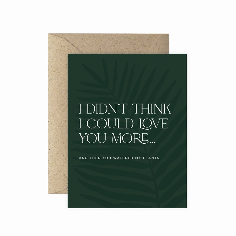 Watered PlantsCard