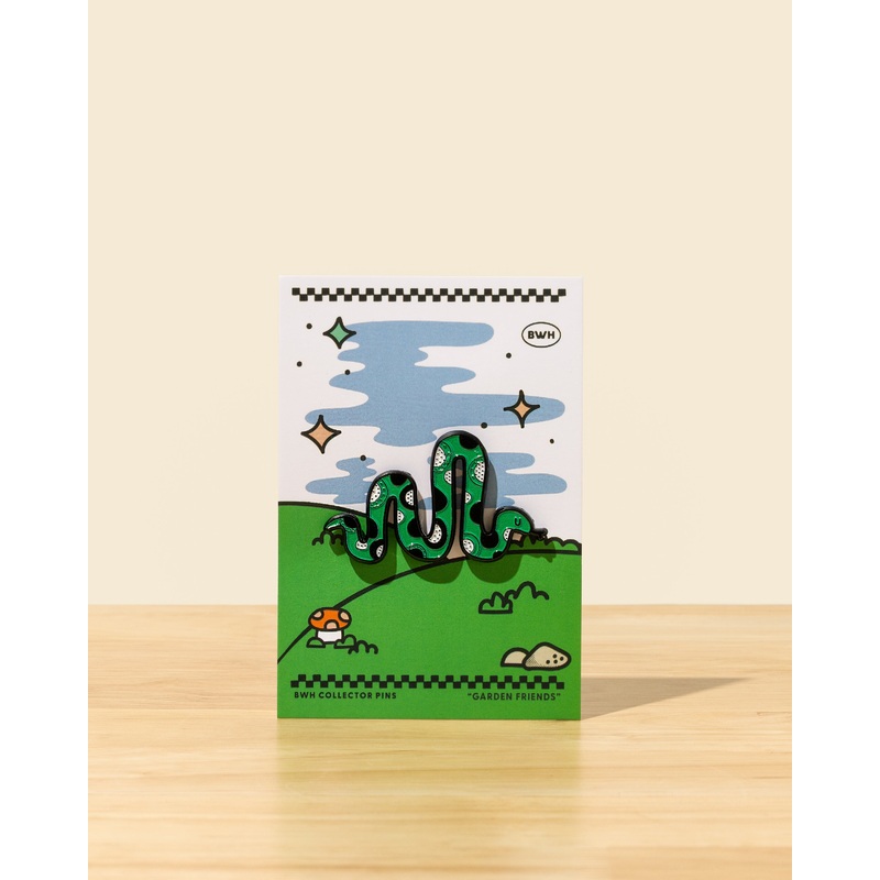 Garden Friends Snake BWH Collector Pin