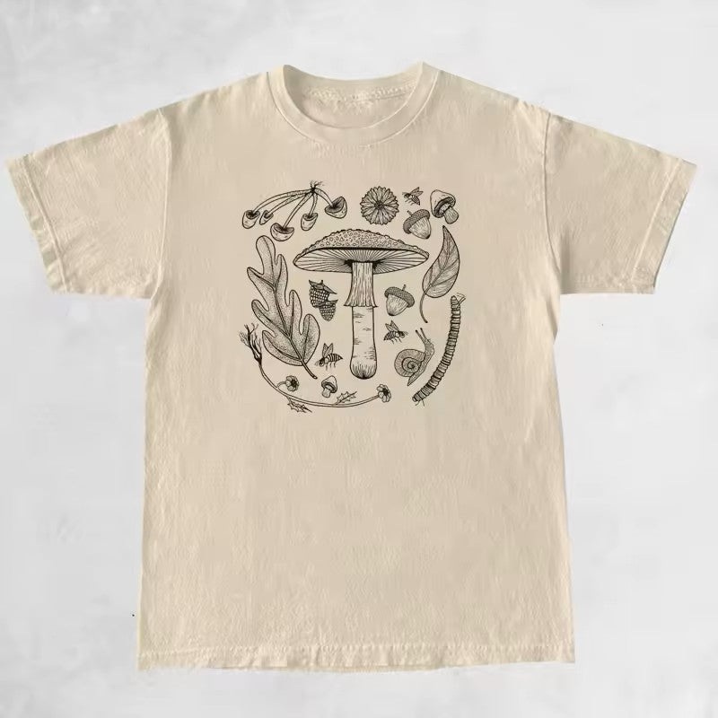 Mushroom Forest T-Shirt|X-Large|Large|Medium|Small