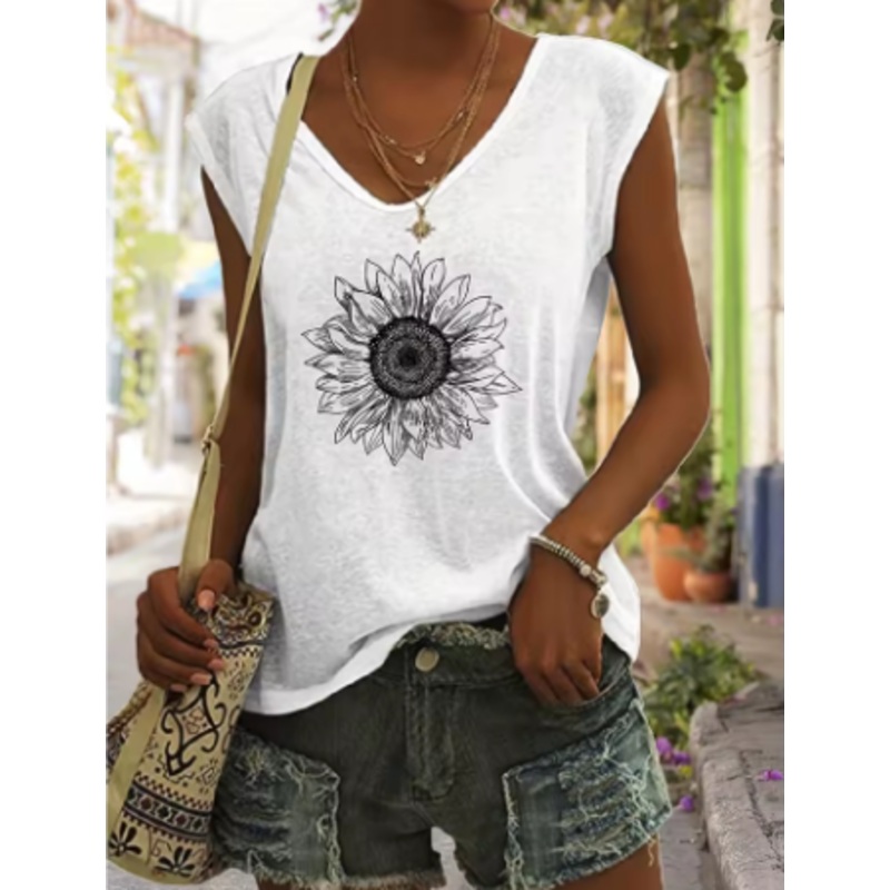 Sunflower Tank|X-Large|Large|Medium