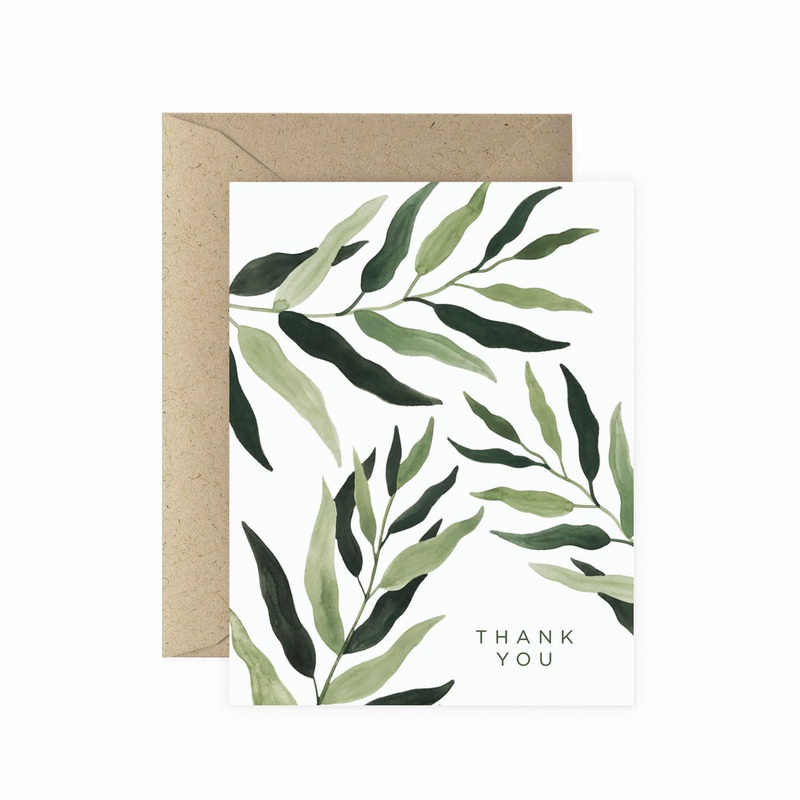 Thank You Eucalyptus Card