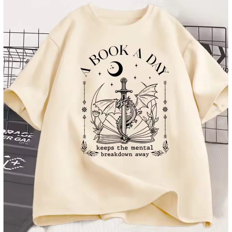 A Book A Day T-Shirt|X-Large|Large|Medium|Small