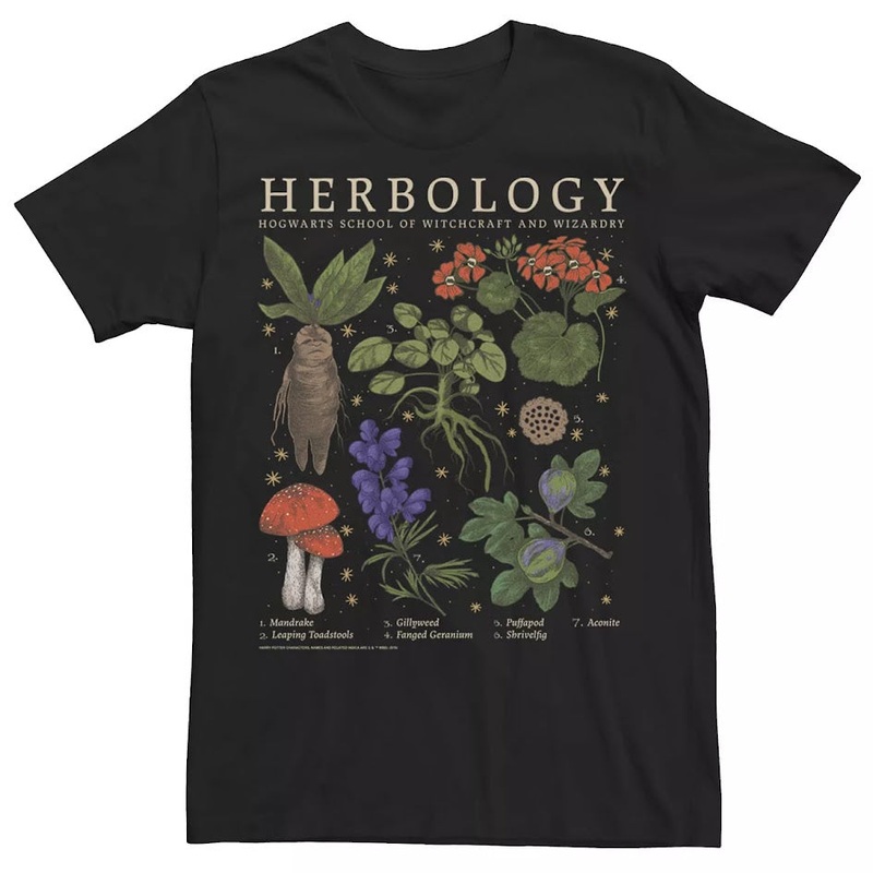 Herbology T-Shirt|X-Large|Large|Medium|Small