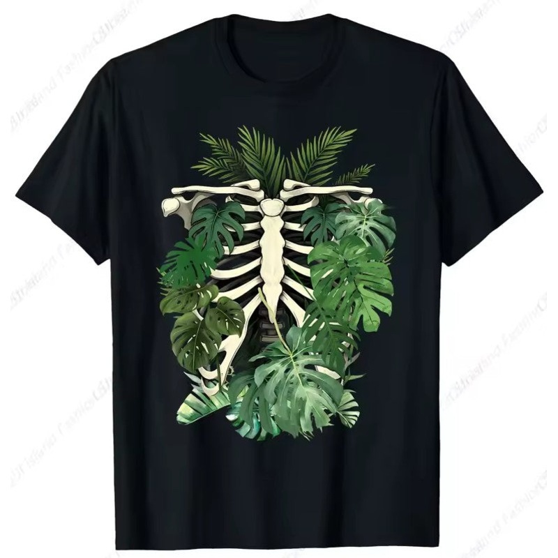 Monstera Ribs T-Shirt|X-Large|Large|Medium|Small