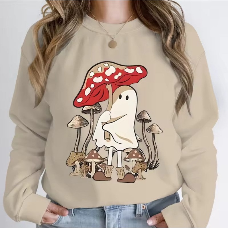 Mushroom Ghost Sweatshirt|Large|Medium|Small