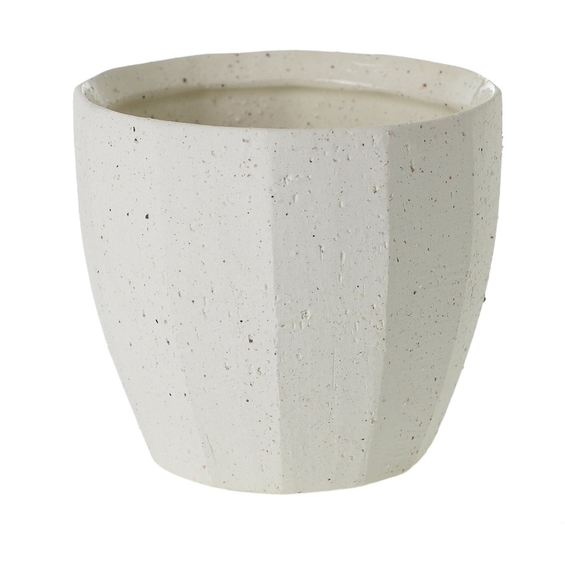 Bona Pot (white)|4″x 3.75″|7.5″x6″
