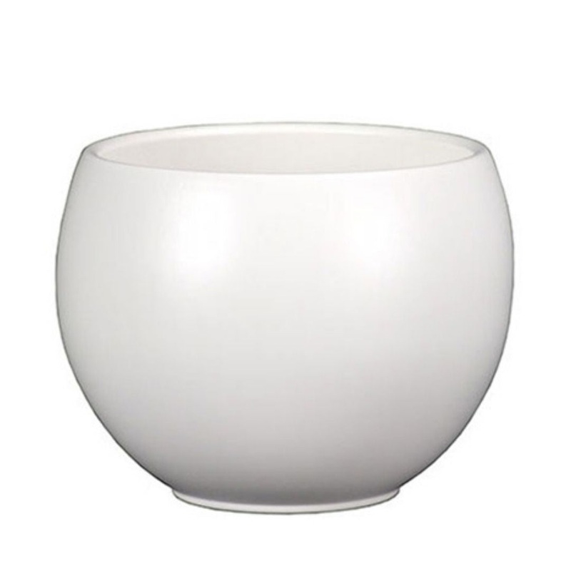 Luna Pot Matte White|3.3″x2.5″|4.75″3.5″|6.5″x4.75″|7.75″x6″