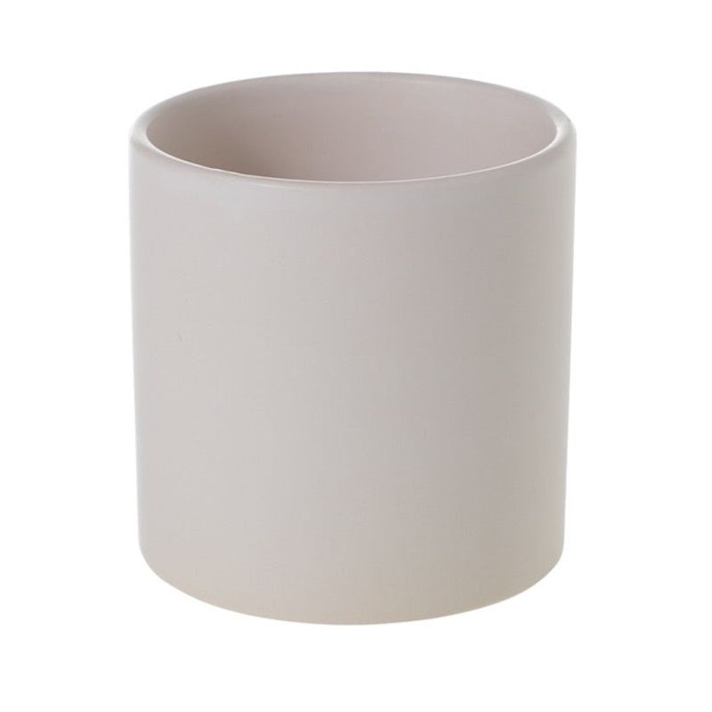 Cercle Pot (matte white)|4.25″x4.25″|6.5″x6.25″