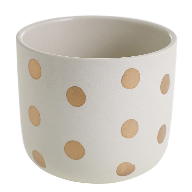 Izzy Pot Small Dots|5″x 4.25″