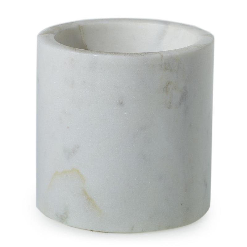 Marble Pot (white)|4.75″x4.5″
