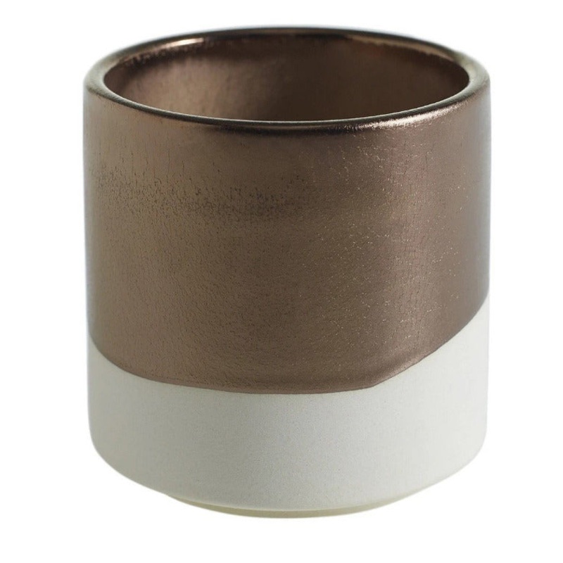Qdoba Pot (bronze)|4″x3.5″|3.75″x4.5″