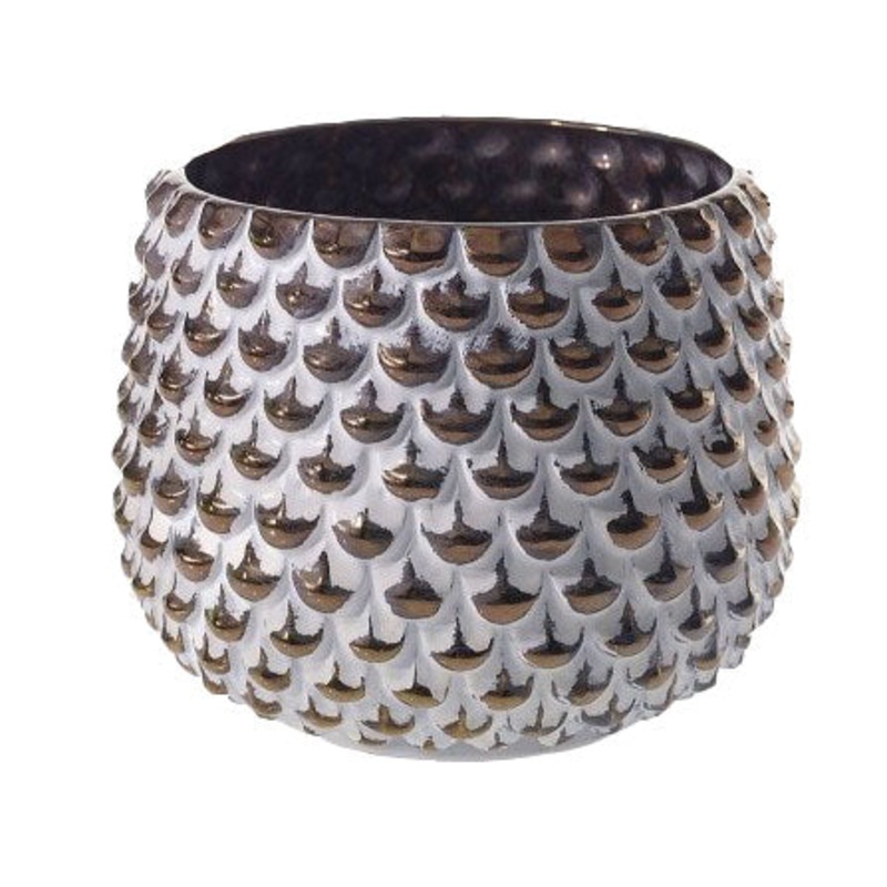 Reign Pot (white)|5.25″x4.25″|8″x6.5″