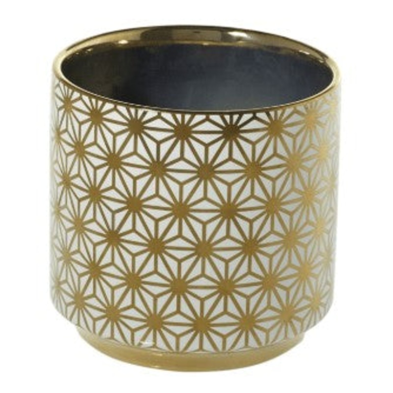 Spade Pot Gold Flower|4.5″x4.5″|6.25″x6.5″