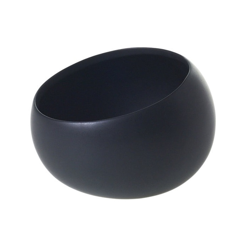 Simply Angled Bowl (black)|5.25″x3.5″