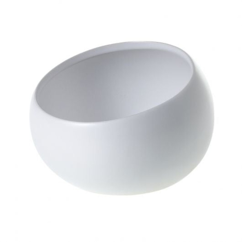 Simply Angled Bowl (white)|5.25″x3.5″